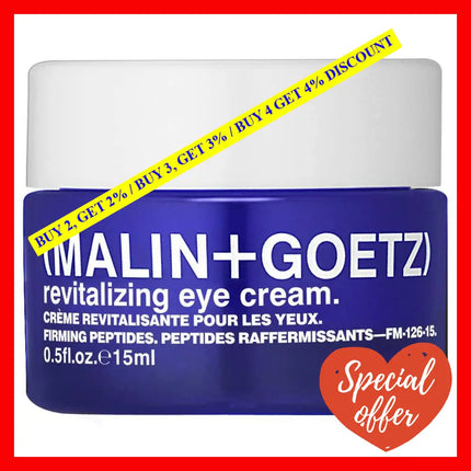 Revitalizing Eye Cream By Malin + Goetz For Women - 0.5 Oz