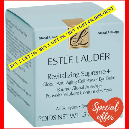 Revitalizing Supreme Plus Global Anti-Aging Cell Power Eye Balm By Estee Lauder For Women - 0.5 Oz