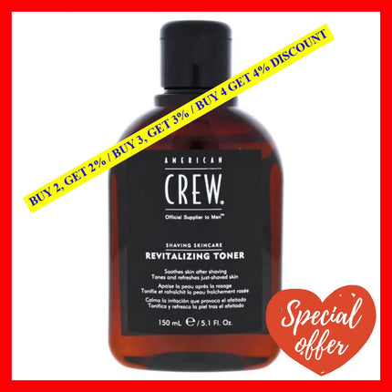 Revitalizing Toner By American Crew For Men - 5.1 Oz Aftershave