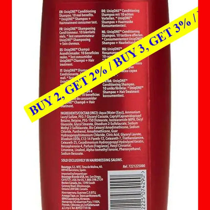 Revlon Uniq One Hair And Scalp Conditioning Shampoo 10.1 Oz