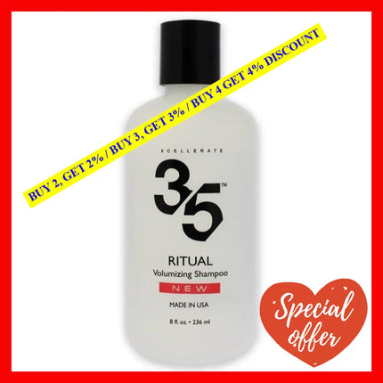 Ritual Volumizing Shampoo By Xcellerate35 For Unisex - 8 Oz