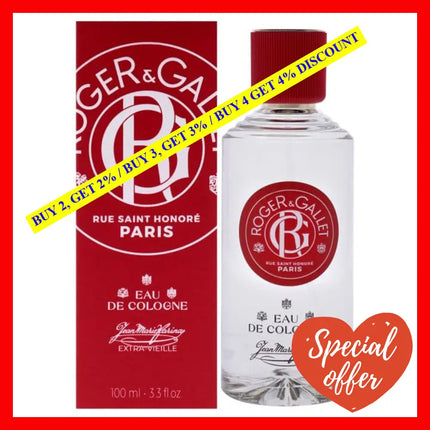 Roger & Gallet Extra Vieille By For Unisex - 3.4 Oz Edc Spray