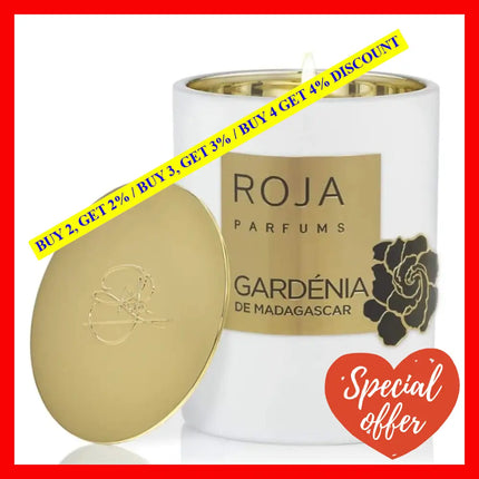 Roja Candle Gardenia De Madagascar 300Gms - 10.6 Oz