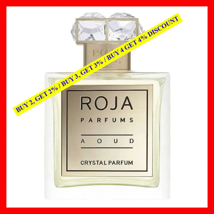 Roja Parfums Aoud Crystal Unisex Parfum Tester--No Cap-- 3.4Oz/100Ml