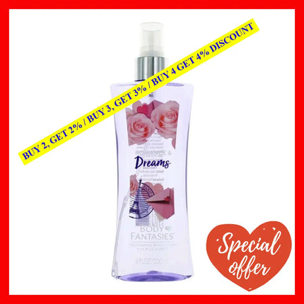 Romance & Dreams By Body Fantasies 8 Oz Fragrance Spray For Women