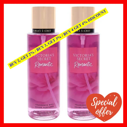 Romantic Fragrance Mist By Victorias Secret For Women - 8.4 Oz Pack Of 2