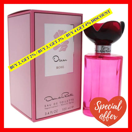 Rose By Oscar De La Renta For Women - 3.4 Oz Edt Spray