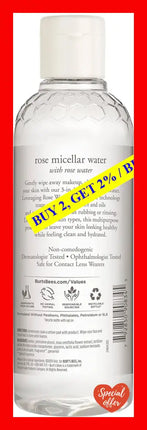 Rose Micellar Toning Water By Burts Bees For Women - 8 Oz Toner