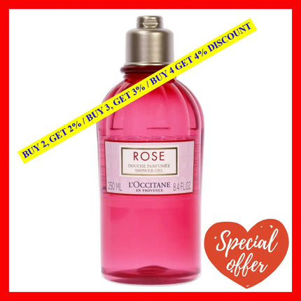 Rose Shower Gel By Loccitane For Women - 8.4 Oz