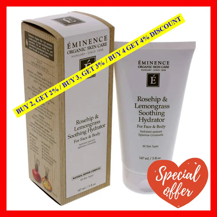 Rosehip And Lemongrass Soothing Hydrator By Eminence For Unisex - 5 Oz Moisturizer