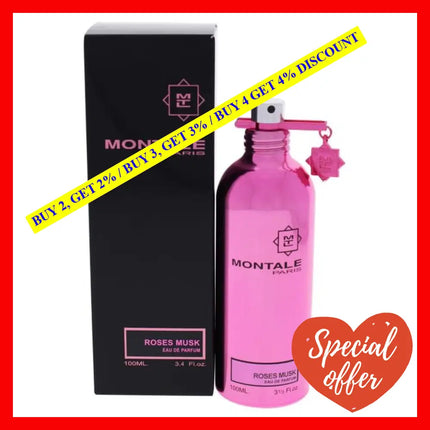 Roses Musk By Montale For Unisex - 3.4 Oz Edp Spray