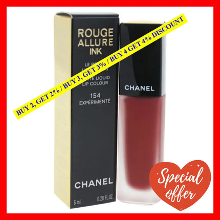 Rouge Allure Ink - 154 Experimente By Chanel For Women 0.2 Oz Lipstick