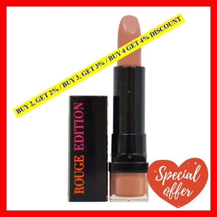 Rouge Edition - 02 Beige Trench By Bourjois For Women 0.12 Oz Lipstick