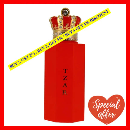 Royal Crown Tzar Perfume Unisex Extrait De Parfum Concentre 100 Ml 3.4 Oz Spray /