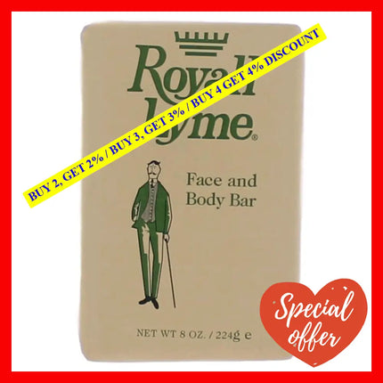 Royall Lyme By Fragrances 8 Oz Face & Body Bar (Soap) For Men