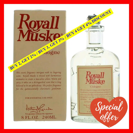 Royall Muske By Fragrances 8 Oz All Purpose Cologne For Men