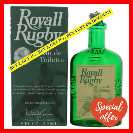 Royall Rugby By Fragrances 8 Oz Eau De Toilette Splash For Men