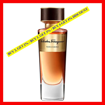 Salvatore Ferragamo Testa Di Moro Eau De Parfum Spray 3.4Oz-100Ml