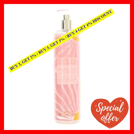 Sandalwood And Peony By Nicole Miller 8 Oz Body Mist For Women