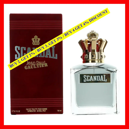 Scandal By Jean Paul Gaultier 5.1 Oz Eau De Toilette Spray For Men