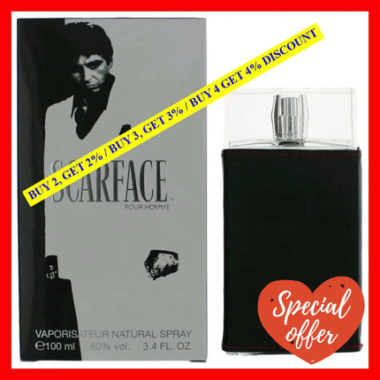 Scarface By Universal Studios 3.4 Oz Eau De Toilette Spray For Men