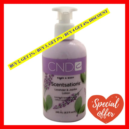 Scentsations - Lavender & Jojoba By Cnd For Unisex 8.3 Oz Hand Body Lotion