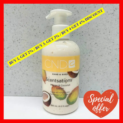 Scentsations - Mango & Coconut By Cnd For Unisex 8.3 Oz Hand Body Lotion