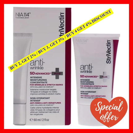 Sd Advanced Plus Intensive Moisturizing Concentrate By Strivectin For Unisex - 2 Oz Moisturizer