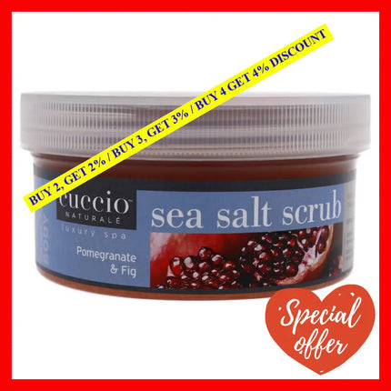 Sea Salt Scrub - Pomegranate And Fig By Cuccio Naturale For Women 19.5 Oz