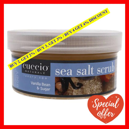 Sea Salt Scrub - Vanilla Bean And Sugar By Cuccio Naturale For Women 19.5 Oz