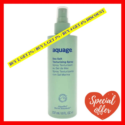 Sea Salt Texturizing Spray By Aquage For Unisex - 8 Oz Hair