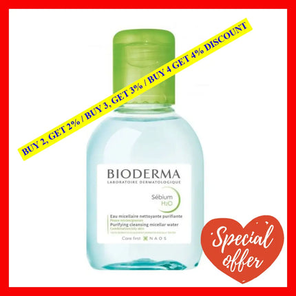 Sebium H2O Purifying Cleansing Micelle Solution By Bioderma For Unisex - 3.33 Oz Cleanser