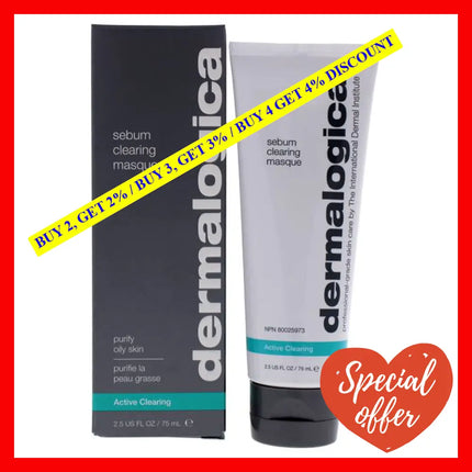 Sebum Clearing Masque By Dermalogica For Unisex - 2.5 Oz Mask