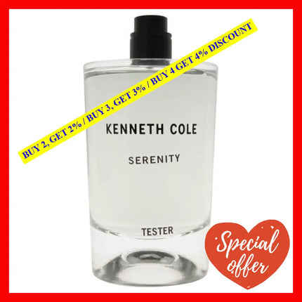 Serenity By Kenneth Cole For Unisex - 3.4 Oz Edt Spray (Tester)