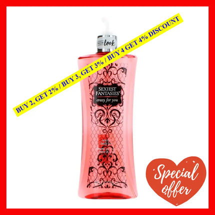 Sexiest Fantasies Crazy For You By Parfums De Coeur 8 Oz Body Mist Women