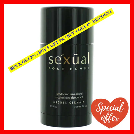 Sexual By Michel Germain 2.8 Oz Deodorant Stick For Men