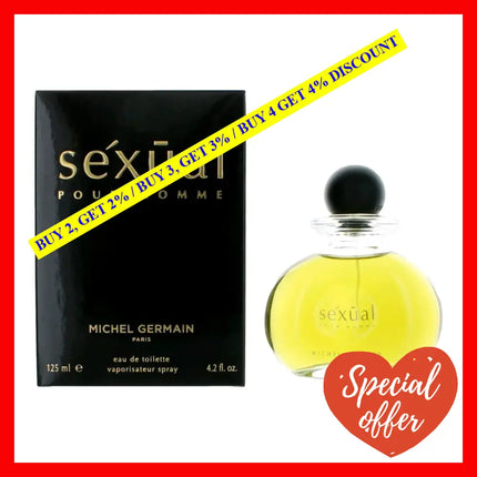 Sexual By Michel Germain 4.2 Oz Eau De Toilette Spray For Men