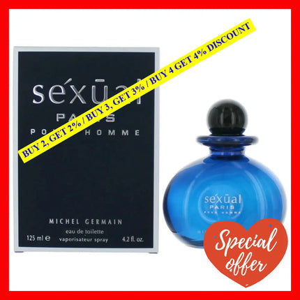 Sexual Paris By Michel Germain 4.2 Oz Eau De Toilette Spray For Men