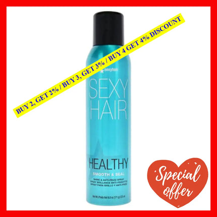 Sexy Hair Healthy Smooth And Seal Anti-Frizz Spray By For Unisex - 6 Oz