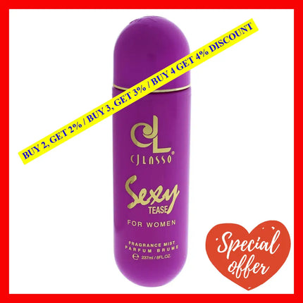 Sexy Tease By Cj Lasso For Women - 8 Oz Fragrance Mist