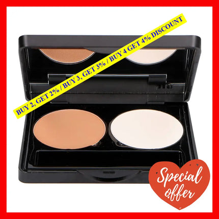 Shading And Highlight Box - Neutral Brown-White By Make-Up Studio For Women 2 X 0.11 Oz Highlighter