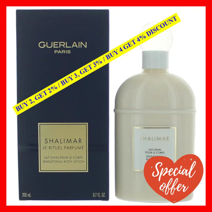 Shalimar By Guerlain 6.7 Oz Sensational Body Lotion For Women