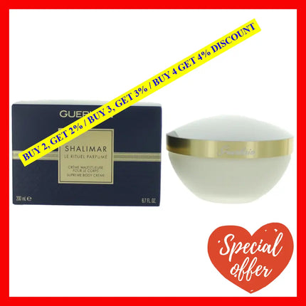 Shalimar By Guerlain 6.7 Oz Supreme Body Creme For Women (Jar)