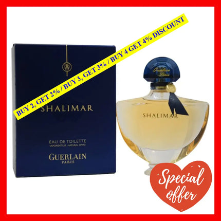 Shalimar By Guerlain For Women - 3 Oz Edt Spray