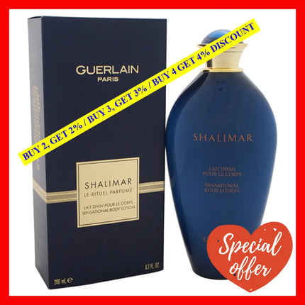 Shalimar Sensational By Guerlain For Women - 6.7 Oz Body Lotion