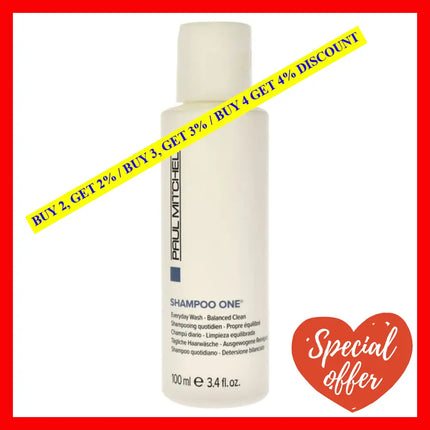 Shampoo One By Paul Mitchell For Unisex - 3.4 Oz