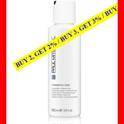 Shampoo One By Paul Mitchell For Unisex - 3.4 Oz