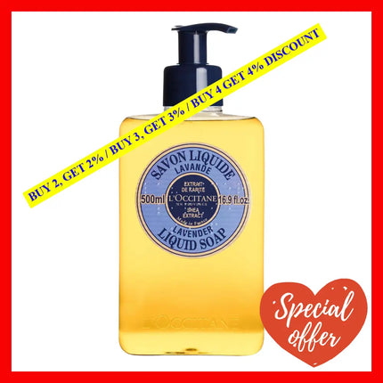 Shea Butter Hands And Body Liquid Soap - Lavender By Loccitane For Women 16.9 Oz