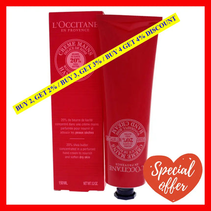 Shea Butter Wonderful Rose Hand Cream By Loccitane For Unisex - 5.2 Oz