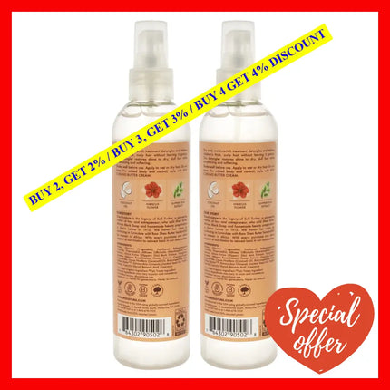 Shea Moisture Coconut & Hibiscus Kids Extra-Moisturizing Detangler 2 Pack - 8 Oz